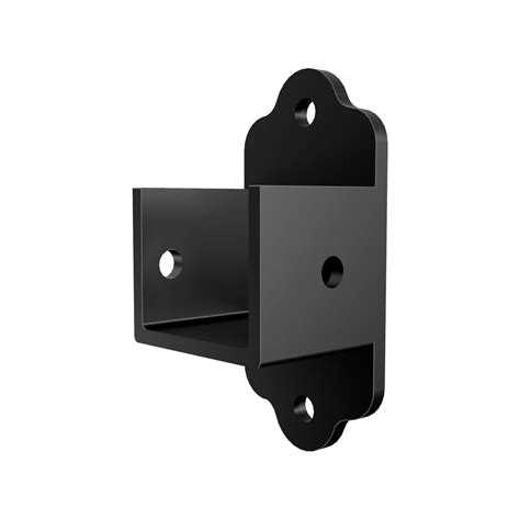 metal fence post brackets home depot|outside corner bracket for fence.